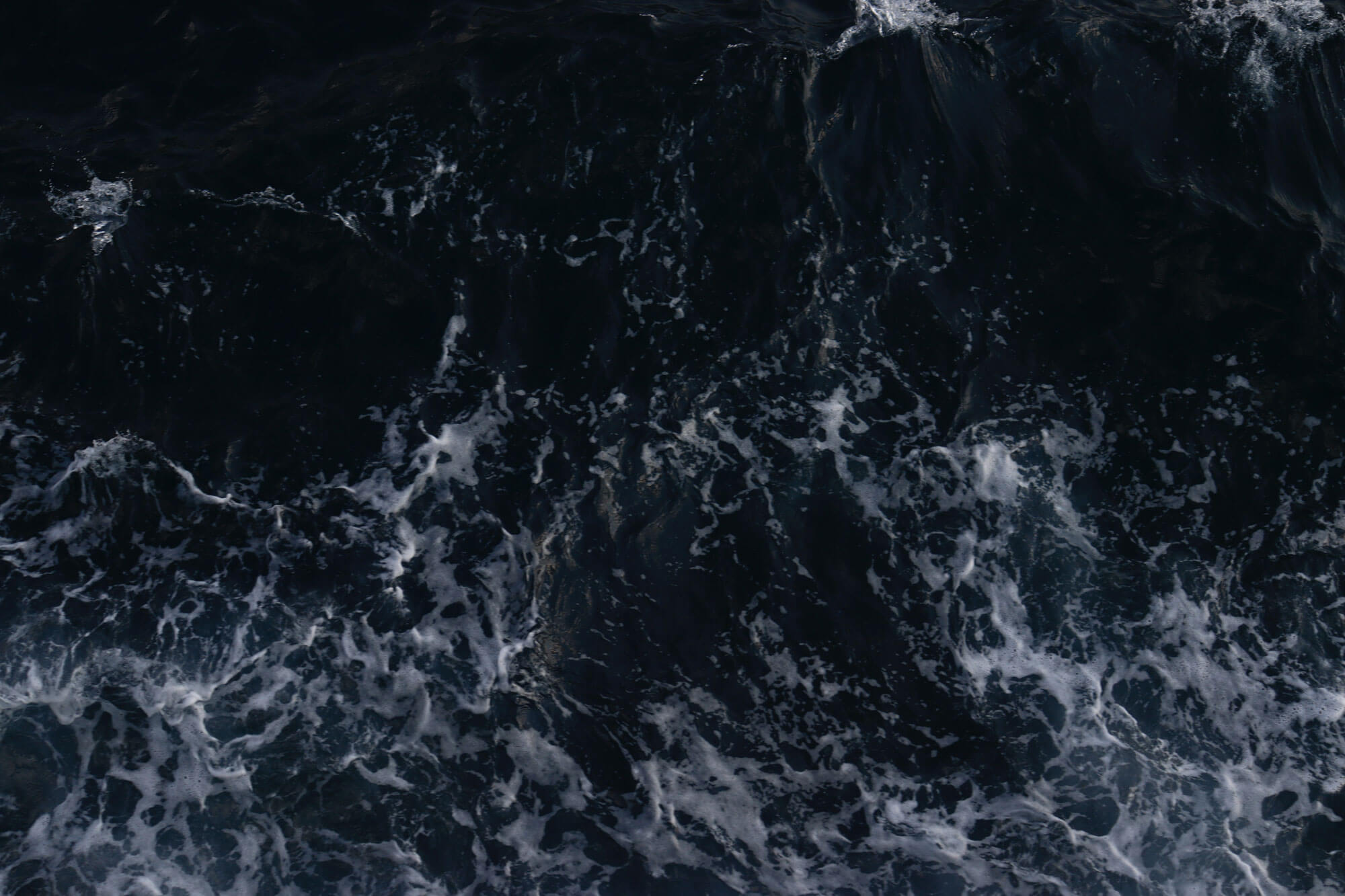 Dark sea water